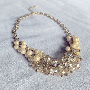 Pearl and gemstone necklace